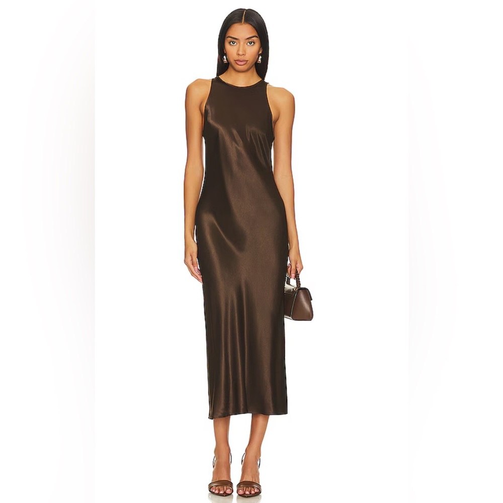Rails brown silk dress